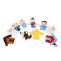 Finger Puppets Story Time Educational Puppet Set Cartoon Fairy Tale Puppets Set for Children Shows Playtime Schools Farmer and Animals