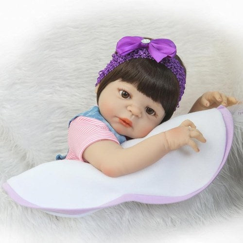 22in Reborn Baby Rebirth Doll Kids Gift All Silica Gel Girl