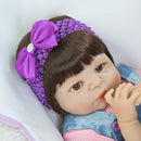 22in Reborn Baby Rebirth Doll Kids Gift All Silica Gel Girl