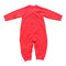 Baby Romper Unisex 100% Cotton Babysuit Baby Clothes Playsuit Chicken Print Long Sleeve Spring Summer Autumn For Newborn Infant Baby Girl Boy Tied Slant Opening Red 0-6M