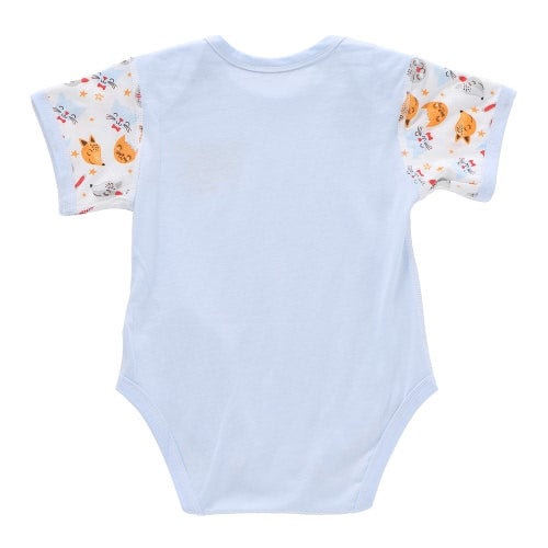 Baby Romper Unisex 100% Cotton Babysuit Baby Clothes Playsuit Cat Print Short Sleeve Summer For Newborn Infant Baby Girl Boy Pink 0-6M