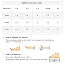 أحذية حديثي الولادة للفتيات من جلد البولي يوريثان، نعل ناعم مانع للانزلاق