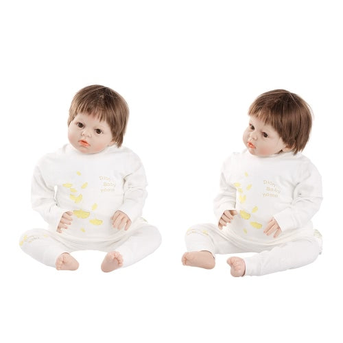 Baby Clothes Set 2pcs Unisex 100% Cotton Baby Outfits Clothing Long Sleeve Tops Long Pants Spring Summer Autumn Winter For Newborn Baby Girl Boy Yellow 3-6M