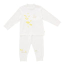 Baby Clothes Set 2pcs Unisex 100% Cotton Baby Outfits Clothing Long Sleeve Tops Long Pants Spring Summer Autumn Winter For Newborn Baby Girl Boy Yellow 3-6M