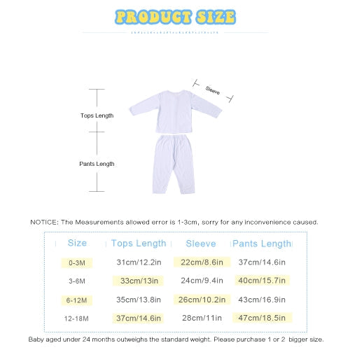 Baby Clothes Set 2pcs Unisex 100% Cotton Baby Outfits Clothing Long Sleeve Tops Long Pants Spring Summer Autumn Winter For Baby Girl Boy Pink 0-3M