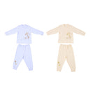 Baby Clothes Set 2pcs Unisex 100% Cotton Baby Outfits Clothing Long Sleeve Tops Long Pants Spring Summer Autumn Winter For Newborn Baby Girl Boy Bird Printing Yellow 3-6M