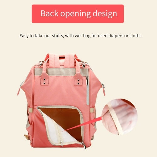 Diaper Bag Multi-Function Waterproof Travel Backpack