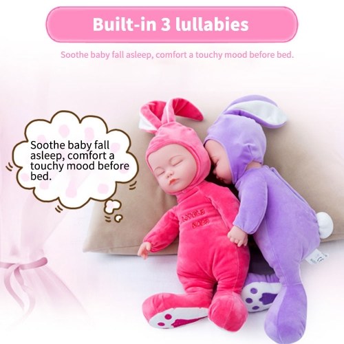 Cuddle Baby Doll With 3 Soothing Songs 13 inch Stuffed Soft Body