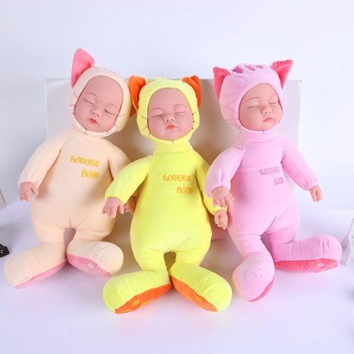 Cuddle Baby Doll With 3 Soothing Songs 13 inch Stuffed Soft Body