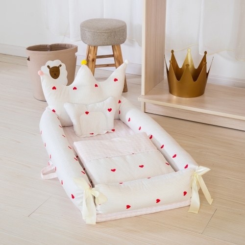 Crown Baby Crib for Bed