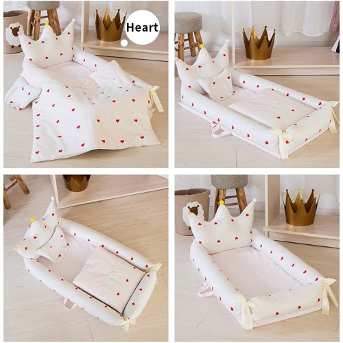 Crown Baby Crib for Bed