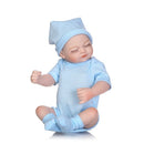 25cm Reborn Baby Doll Girl Baby Bath Toy Full Silicone Body Eyes Close Sleeping With Clothes Lifelike Cute Gifts Toy