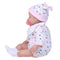 40cm Reborn Baby Doll Bath Toy Silicone Body Eyes Open With Clothes Lifelike Cute Gifts Toy