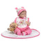 16inch Silicon Reborn Toddler Doll Sleeping Baby Doll Girl Eyes Close With Hair Clothes Boneca Lifelike Cute Gifts Toy