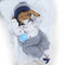 22inch Silicon Reborn Toddler Doll Sleeping Baby Doll Boy Eyes Close With Hair Clothes Boneca Lifelike Cute Gifts Toy