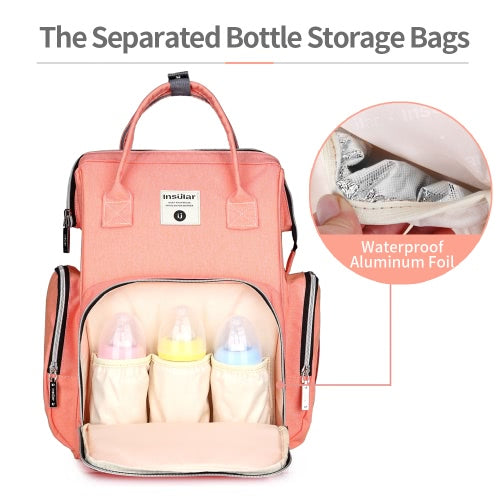 Diaper Bag Multi-Function Waterproof Travel Backpack Nappy Bags for Baby Care