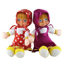 22CM Popular Masha Plush Dolls Cute Bear High Quality Russian Masha Stuffed Toys