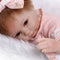 16inch 41cm Silicone Reborn Toddler Baby Doll Girl Body Boneca With Clothes Brown Eyes Lifelike Cute Gifts Toy