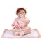 16inch 41cm Silicone Reborn Toddler Baby Doll Girl Body Boneca With Clothes Brown Eyes Lifelike Cute Gifts Toy