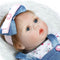 22inch 55cm Reborn Toddler Baby Doll Girl PP Cotton Filling Body Boneca With Clothes Lifelike Cute Gifts Toy