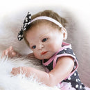 22inch 55cm Reborn Baby Doll Girl Full Silicone Princess Doll Baby Bath Toy With Clothes  Lifelike Cute Gifts Toy