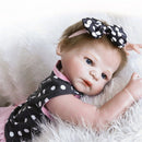 22inch 55cm Reborn Baby Doll Girl Full Silicone Princess Doll Baby Bath Toy With Clothes  Lifelike Cute Gifts Toy