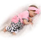 22inch 55cm Silicone Reborn Toddler Baby Doll Girl Sleeping Doll Boneca With Clothes Blue Eyes Lifelike Cute Gifts Toy