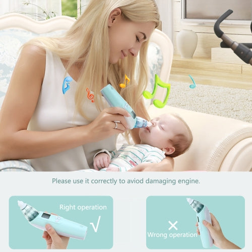 Baby Nasal Aspirator Safe Hygienic Nose Snot Cleaner Suction For Newborn Infant Toddler FDA & CE Approved