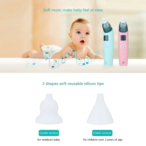 Baby Nasal Aspirator Safe Hygienic Nose Snot Cleaner Suction For Newborn Infant Toddler FDA & CE Approved