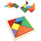 Colorful Changable DIY Puzzle Jigsaw Wooden Kids Children Toy