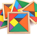 Colorful Changable DIY Puzzle Jigsaw Wooden Kids Children Toy