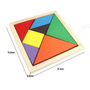 Colorful Changable DIY Puzzle Jigsaw Wooden Kids Children Toy