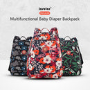 Insular Baby Diaper Bag Backpack Large Capacity Mummy Nappy Bag Nursing Bag Travel Backpack for Baby Care Frondent