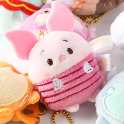 Cute Cartoon Bear Pig Elephant Doll Toys Mini Plush Dolls Stuffed Toys Kids Birthday Gift Keychain