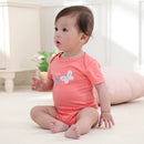 5pcs Baby Rompers Set Bodysuit 100% Cotton Short Sleeve Baby Clothing For Newborn Baby Infant Girl 0-3Months