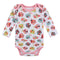 3pcs Baby Rompers Bodysuit Clothes Set 100% Cotton Long Sleeve For Newborn Baby Infant Girl 0-3M