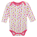 3pcs Baby Rompers Bodysuit Clothes Set 100% Cotton Long Sleeve For Newborn Baby Infant Girl 9-12M