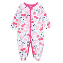 Baby Coveralls Rompers Set 100% Cotton Jumpsuit Footsies Clothing For Newborn Baby Infant Girl 9-12M