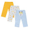 3Pcs Baby Pants Set 100% Cotton Unisex For Newborn Baby Infant 0-3M