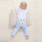 3Pcs Baby Pants Set 100% Cotton Unisex For Newborn Baby Infant 0-3M