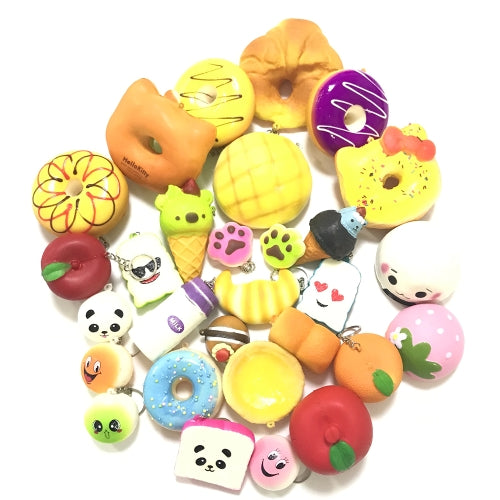 10Pcs Slow Rising Squishy Scented Soft Panda Bread Cake toy