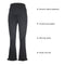 Women's Materity Pants High Waist Wide Leg Comfort Belly Extender Pull On Denim Jeans Pregnancy Clothing Black M