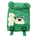 Kids School Bags Backpack Canvas Cute Children Kindergarten Primary Schoolbags Cartoon Bear Plush Toys Black