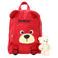 Kids School Bags Backpack Canvas Cute Children Kindergarten Primary Schoolbags Cartoon Bear Plush Toys Black