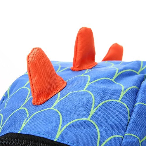 Kids School Bags Nylon Cute Dinosaur Travel Backpack Children Kindergarten Schoolbags Green