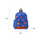 Kids School Bags Canvas Cute Star Pattern Travel Backpack Children Kindergarten Schoolbags With Coin Purse Red