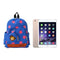 Kids School Bags Canvas Cute Star Pattern Travel Backpack Children Kindergarten Schoolbags With Coin Purse Red