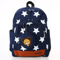 Kids School Bags Canvas Cute Star Pattern Travel Backpack Children Kindergarten Schoolbags With Coin Purse Red