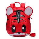 Kids School Bags With Safety Harness Nylon Cute Tiger Shaped Anti-lost Travel Backpack Children Kindergarten Schoolbags Yellow