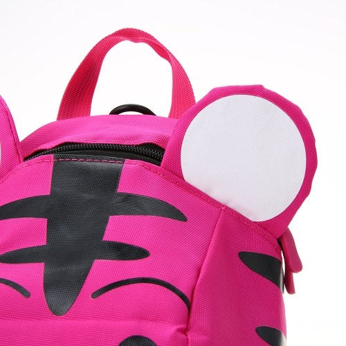 Kids School Bags With Safety Harness Nylon Cute Tiger Shaped Anti-lost Travel Backpack Children Kindergarten Schoolbags Yellow